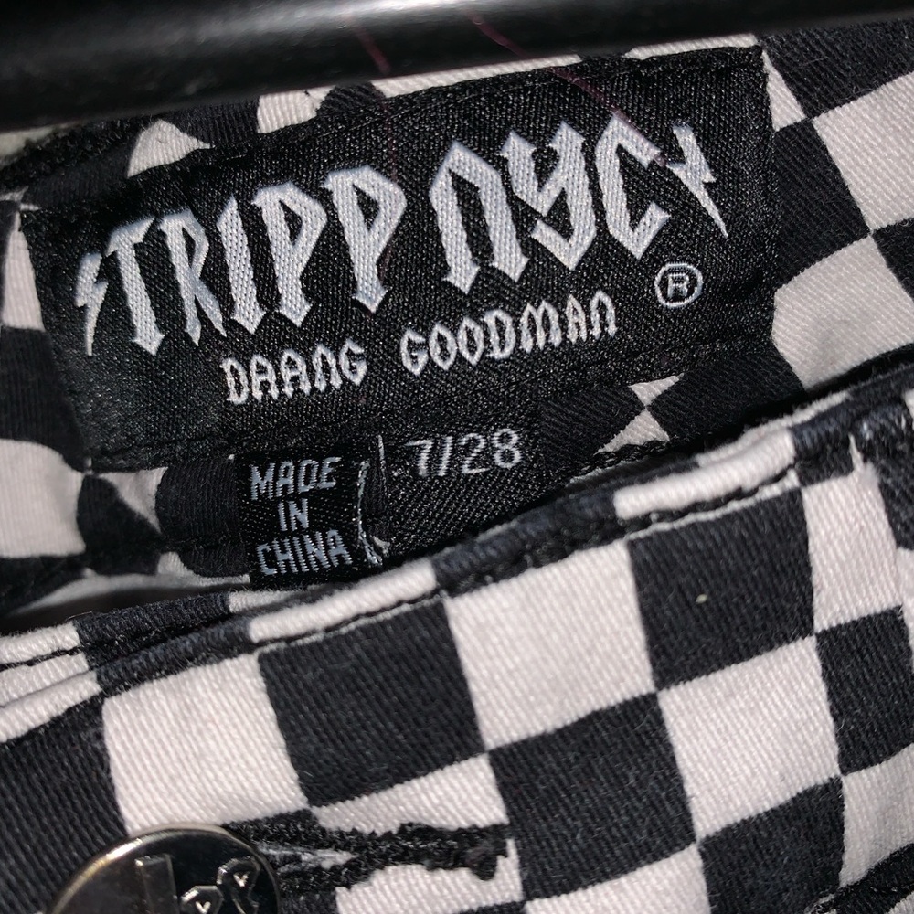 Tripp NYC Monochrome Checkered Pants